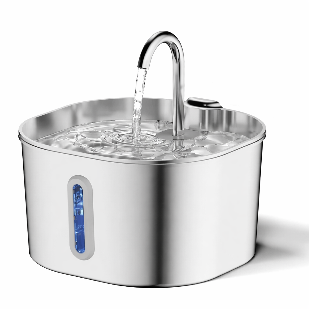 2.2L Automatic Stainless Steel Pet Water Fountain