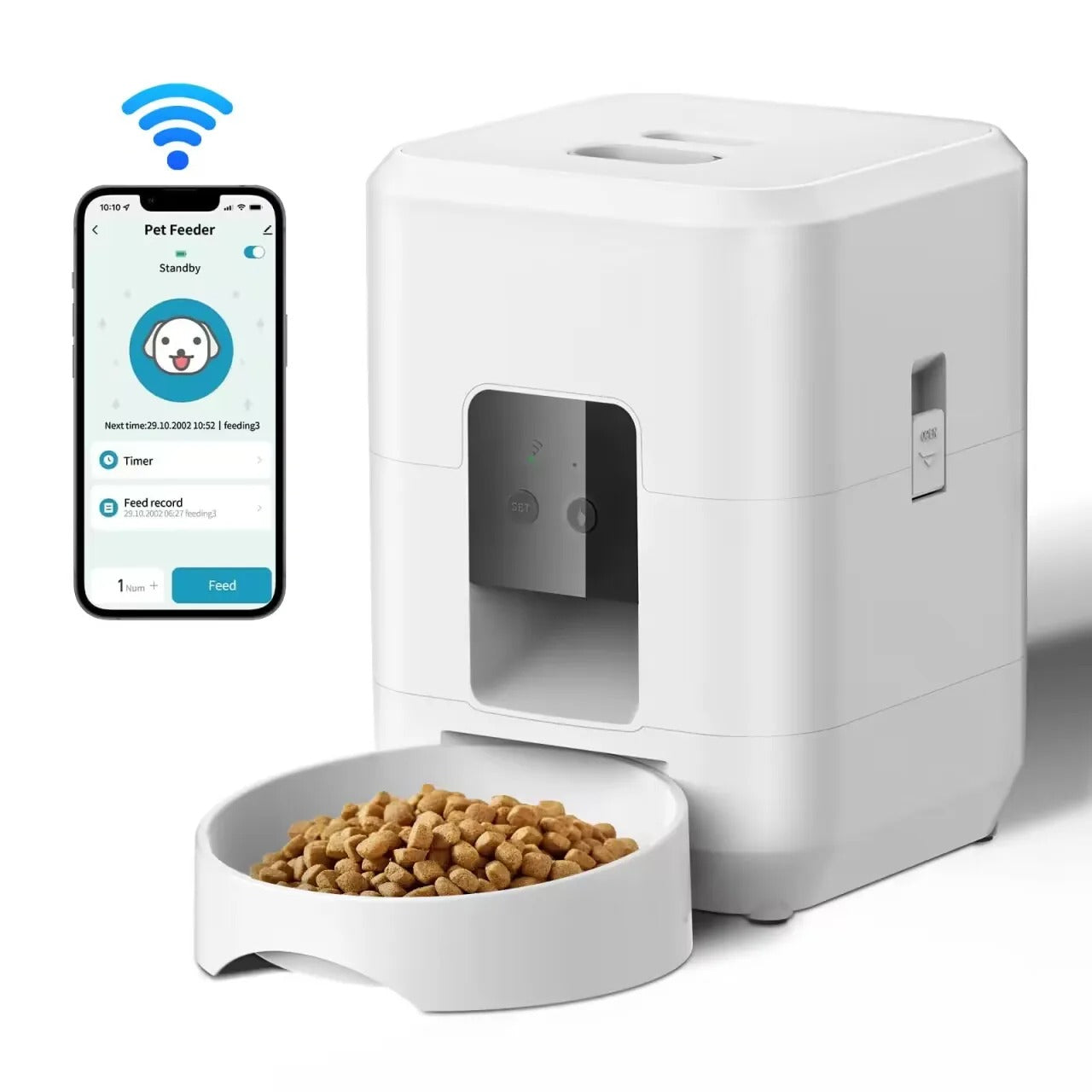 Automatic Pet Feeder with LCD Display
