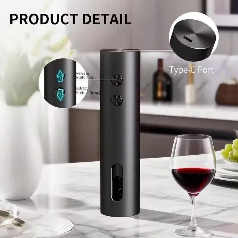 Rechargeable Electric Wine Opener Set